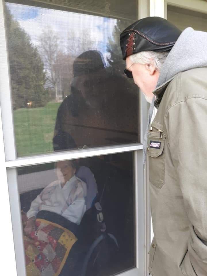 Visiting Through Closed Windows; Families Ask DeWine to Ease Visitation Restrictions at Nursing Homes